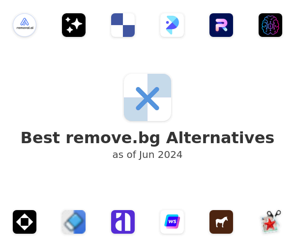 Best remove.bg Alternatives