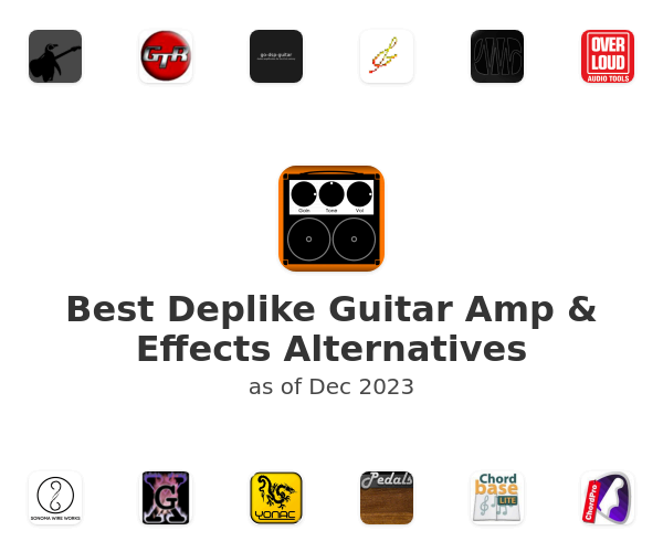 Best Deplike Guitar Amp & Effects Alternatives