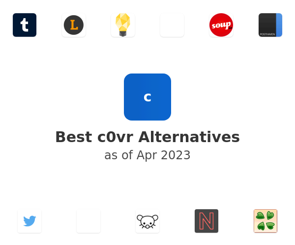 Best c0vr Alternatives