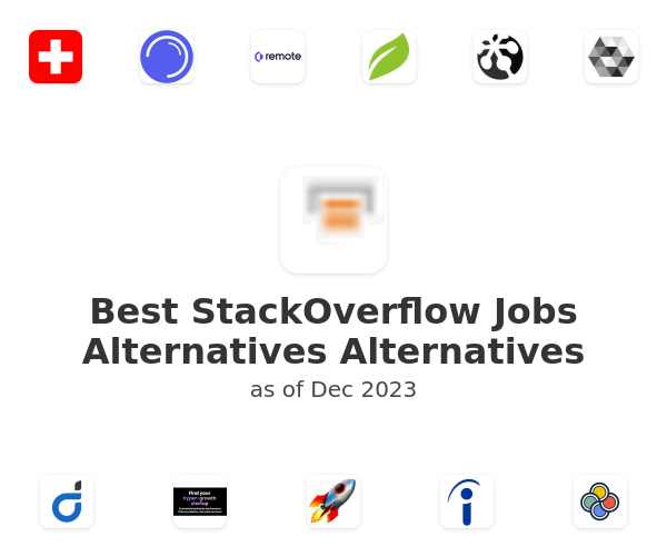 Best StackOverflow Jobs Alternatives Alternatives
