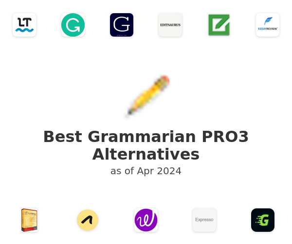 Best Grammarian PRO3 Alternatives