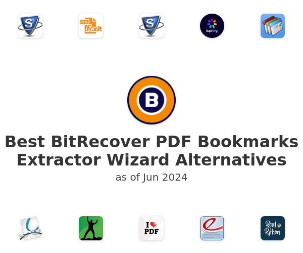 Best BitRecover PDF Bookmarks Extractor Wizard Alternatives