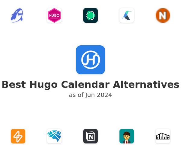 Best Hugo Calendar Alternatives