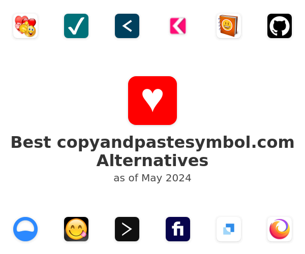 Best copyandpastesymbol.com Alternatives