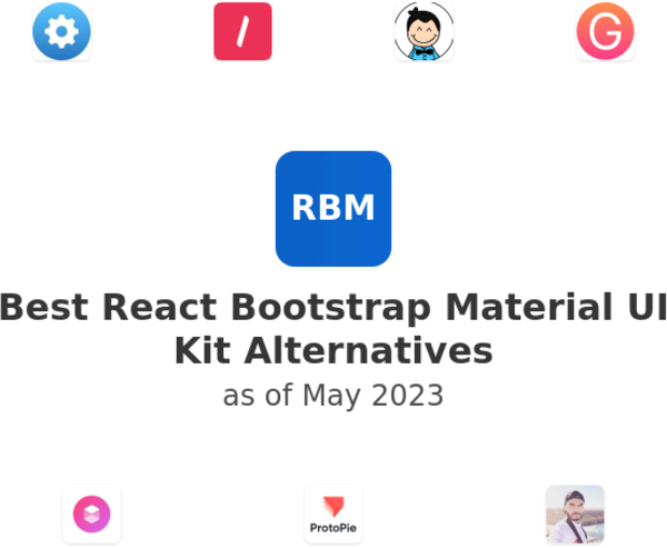 Best React Bootstrap Material UI Kit Alternatives