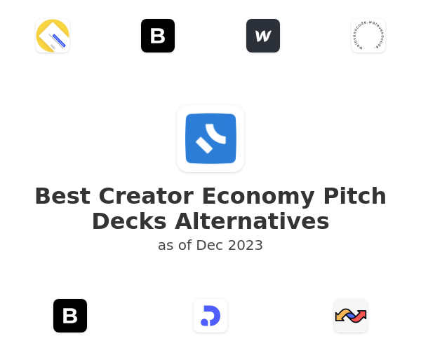 Best Creator Economy Pitch Decks Alternatives