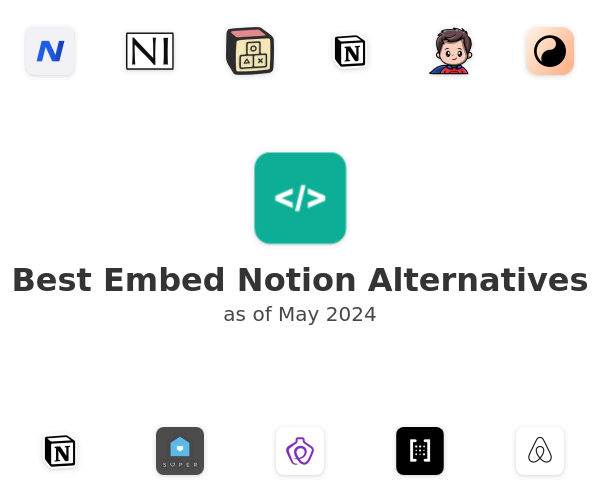 Best Embed Notion Alternatives