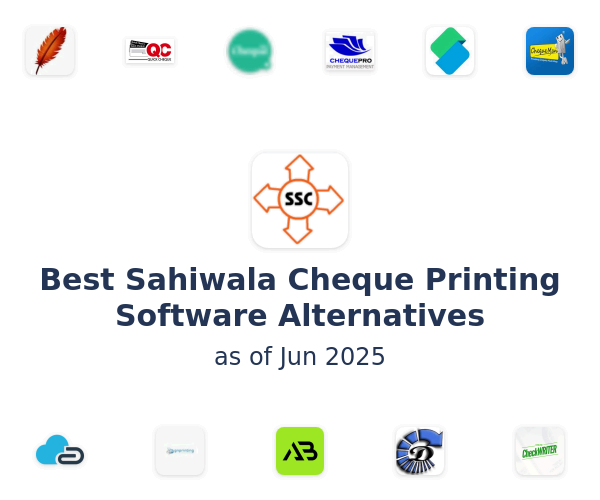 Best Sahiwala Cheque Printing Software Alternatives