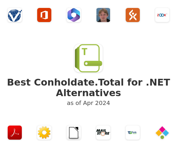 Best Conholdate.Total for .NET Alternatives