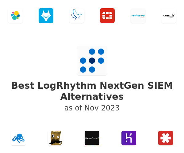 Best LogRhythm NextGen SIEM Alternatives