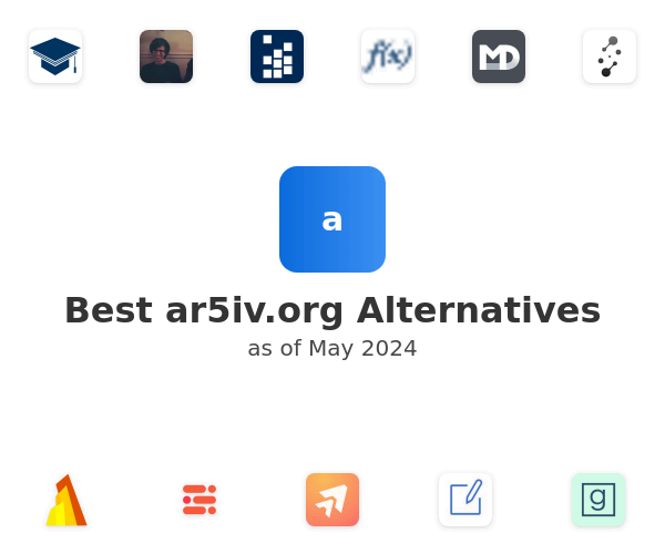 Best ar5iv.org Alternatives