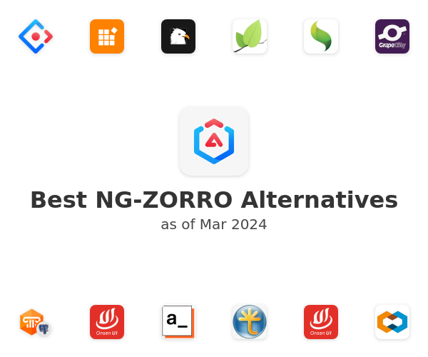 Best NG-ZORRO Alternatives