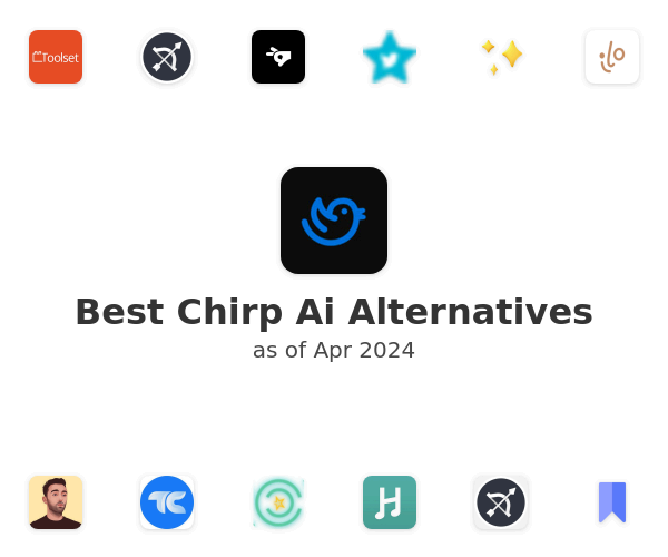 Best Chirp Ai Alternatives