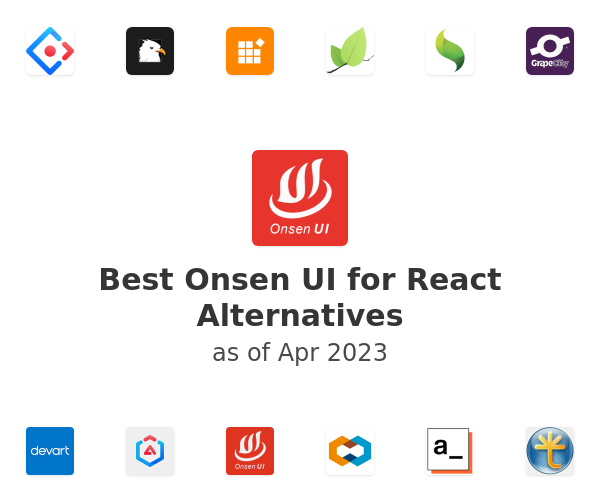 Best Onsen UI for React Alternatives