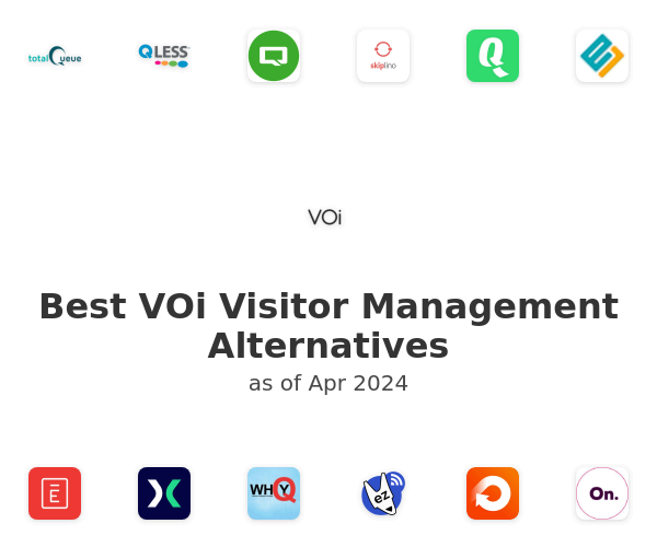Best VOi Visitor Management Alternatives