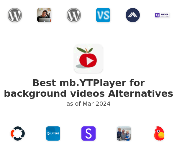 Best mb.YTPlayer for background videos Alternatives