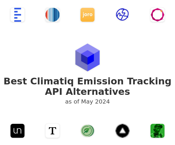 Best Climatiq Emission Tracking API Alternatives