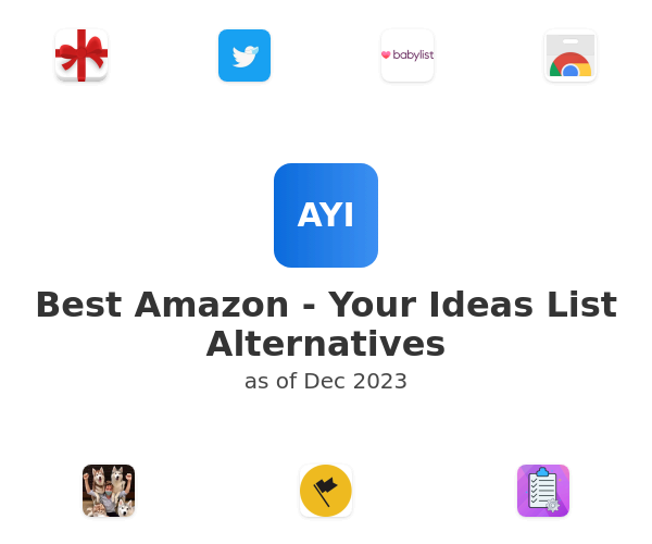 Best Amazon - Your Ideas List Alternatives
