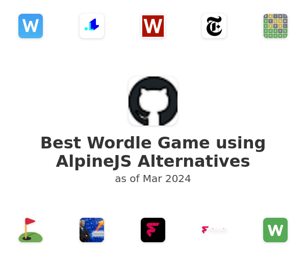 Best Wordle Game using AlpineJS Alternatives