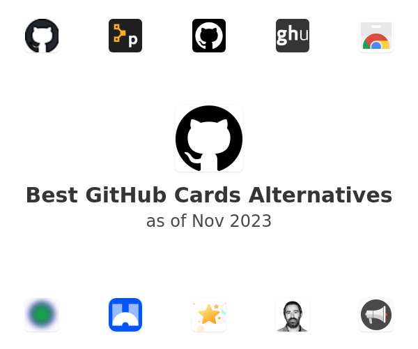 Best GitHub Cards Alternatives