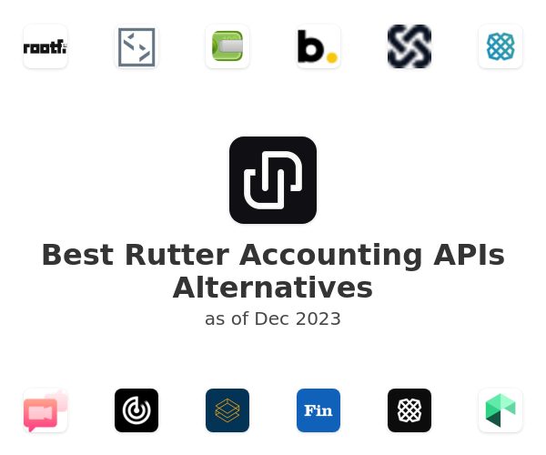 Best Rutter Accounting APIs Alternatives
