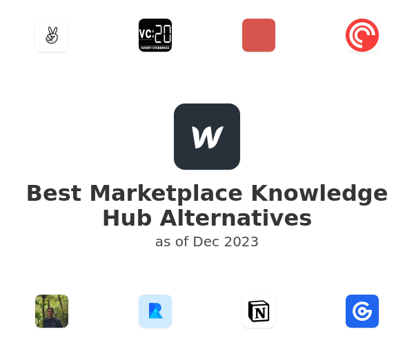 Best Marketplace Knowledge Hub Alternatives