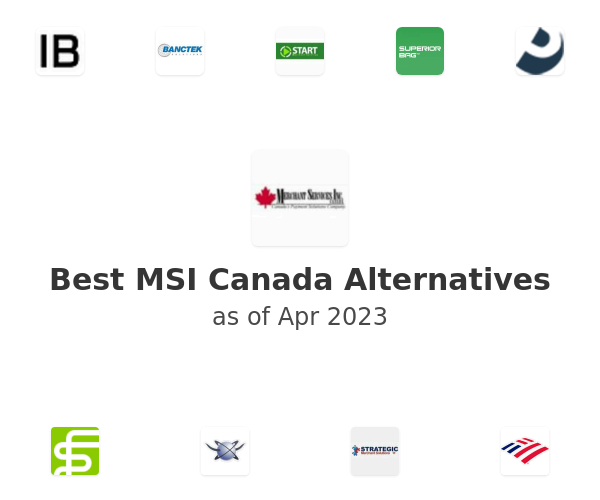 Best MSI Canada Alternatives