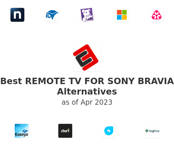 Best REMOTE TV FOR SONY BRAVIA Alternatives