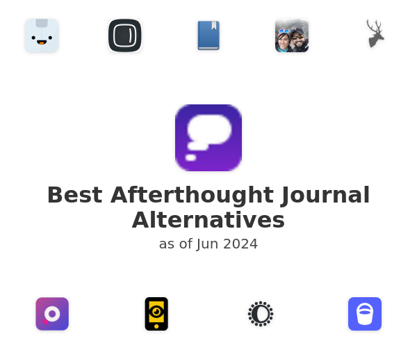 Best Afterthought Journal Alternatives