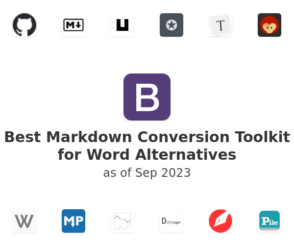 Best Markdown Conversion Toolkit for Word Alternatives