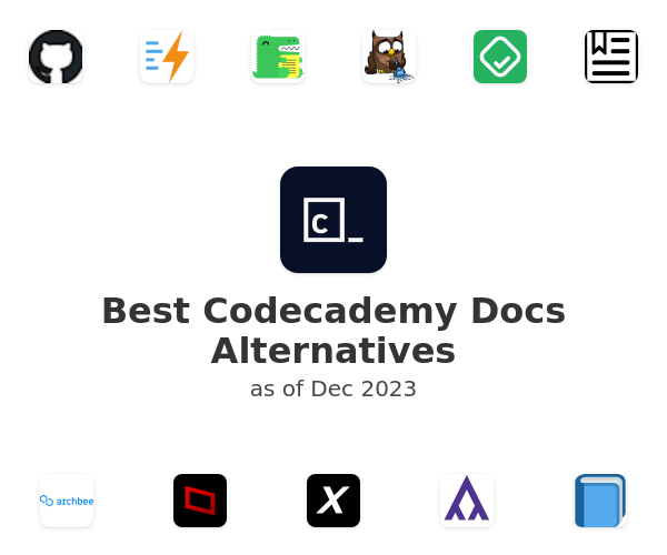Best Codecademy Docs Alternatives