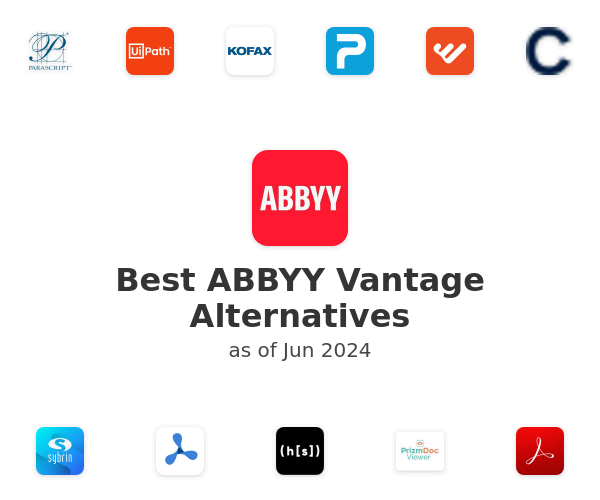 Best ABBYY Vantage Alternatives