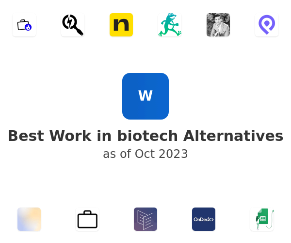 Best Work in biotech Alternatives