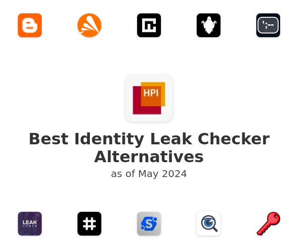 Best Identity Leak Checker Alternatives