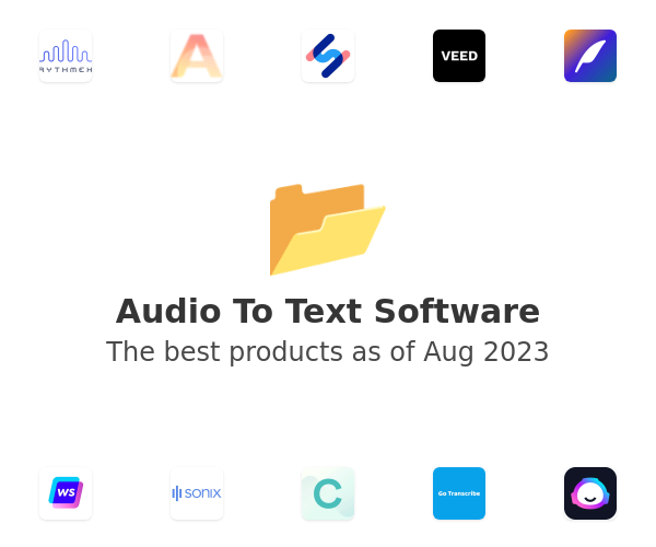 The best Audio To Text products