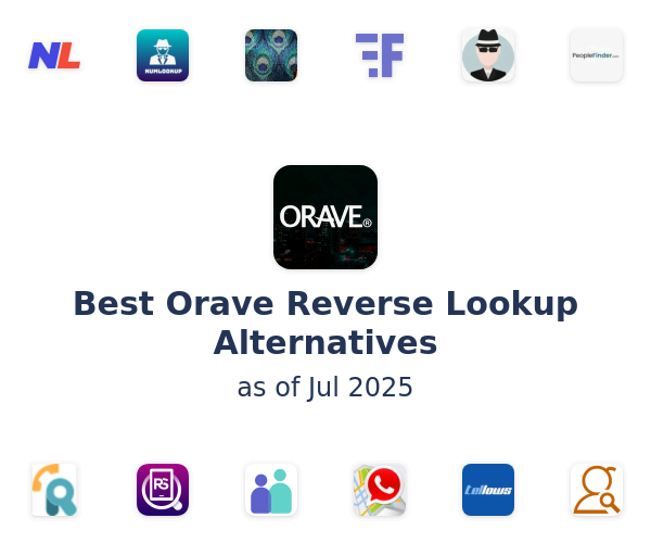 Best Orave Reverse Lookup Alternatives