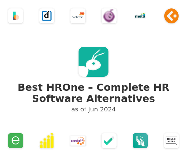 Best HROne – Complete HR Software Alternatives