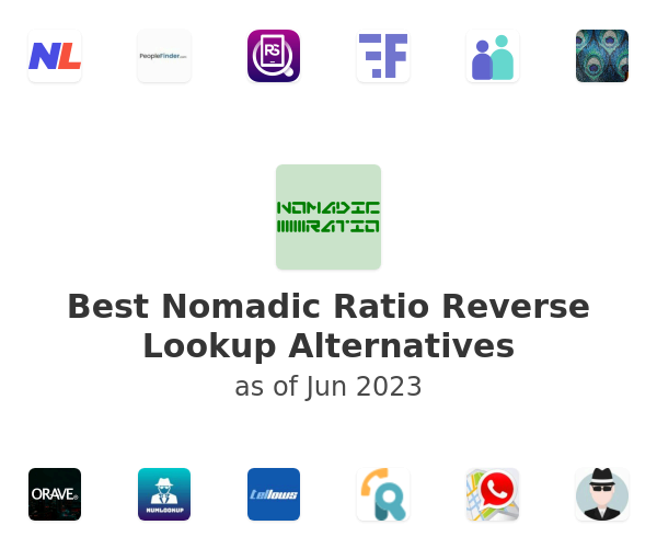 Best Nomadic Ratio Reverse Lookup Alternatives