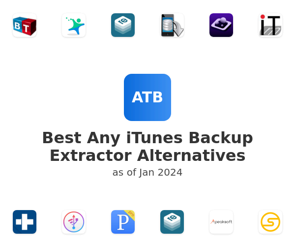 Best Any iTunes Backup Extractor Alternatives