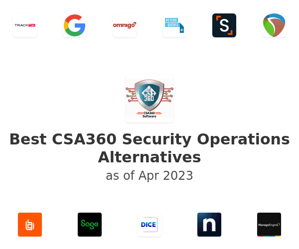 Best CSA360 Security Operations Alternatives
