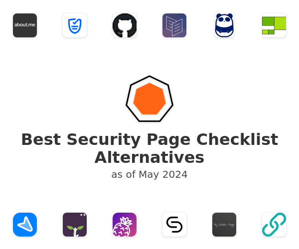 Best Security Page Checklist Alternatives