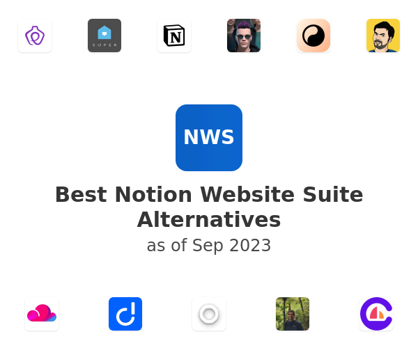 Best Notion Website Suite Alternatives