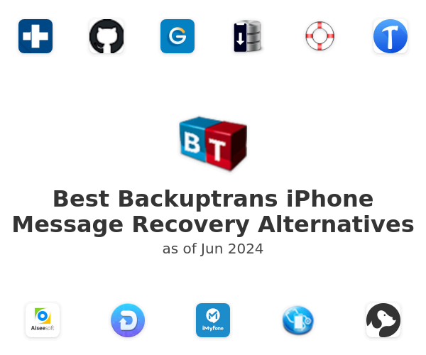 Best Backuptrans iPhone Message Recovery Alternatives