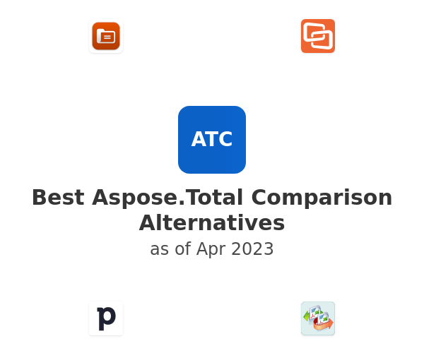 Best Aspose.Total Comparison Alternatives