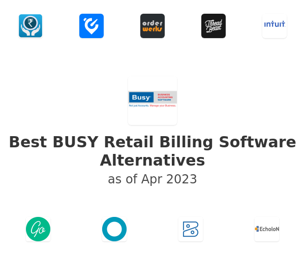 Best BUSY Retail Billing Software Alternatives