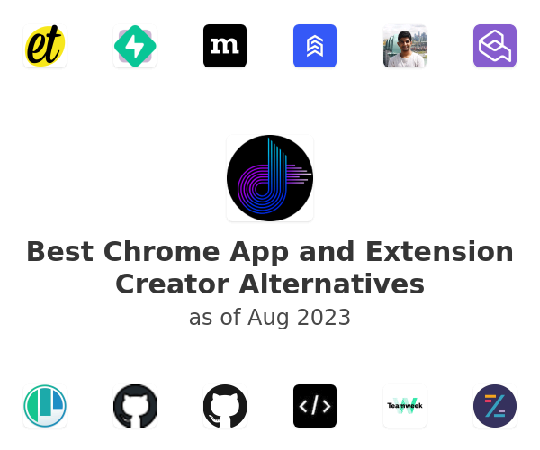 Best Chrome App and Extension Creator Alternatives