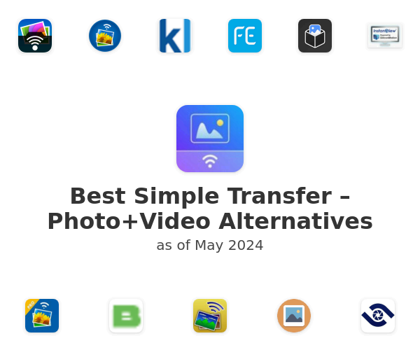 Best Simple Transfer – Photo+Video Alternatives