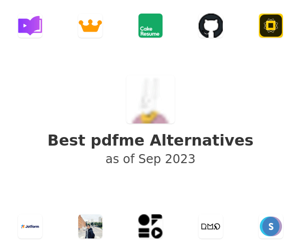 Best pdfme Alternatives