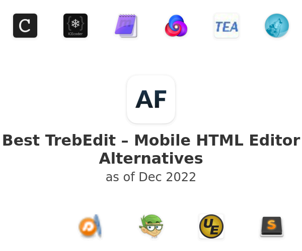 Best TrebEdit – Mobile HTML Editor Alternatives