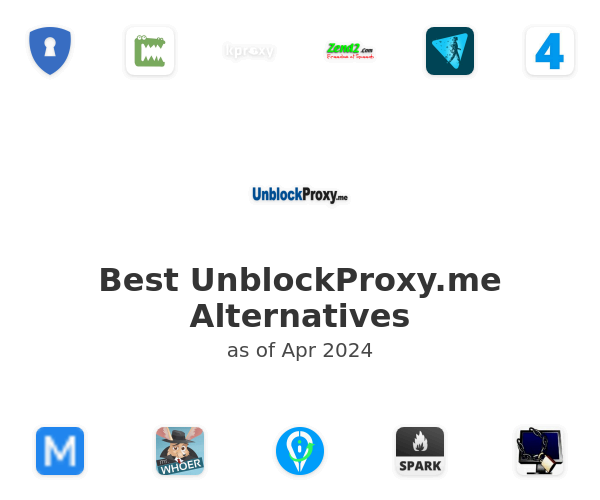 Best UnblockProxy.me Alternatives